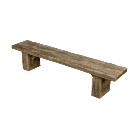 Stonewood bank 200 cm - Beton met houtlook