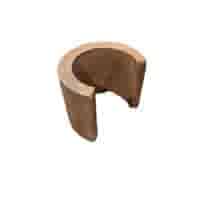 C element beton Ø 50x40 roestbruin