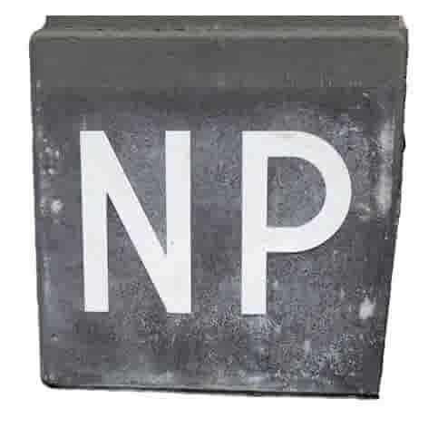 Stoeptegel NP (Niet Parkeren) Antraciet