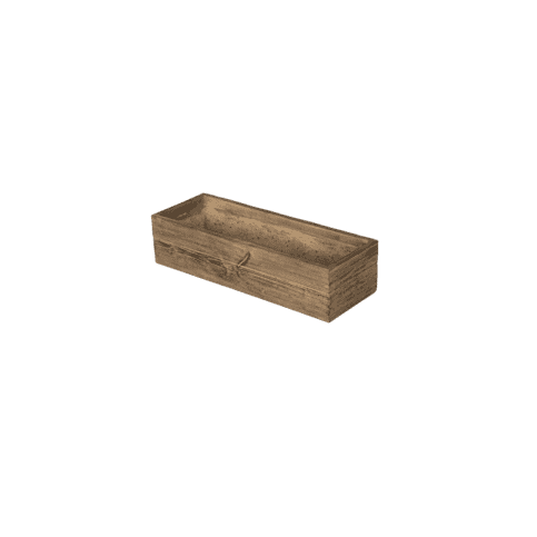 Bloembak Stonewood 78x28 cm en 18,5 cm hoog