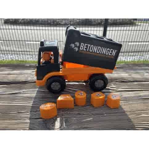 Betondingen blokken truck