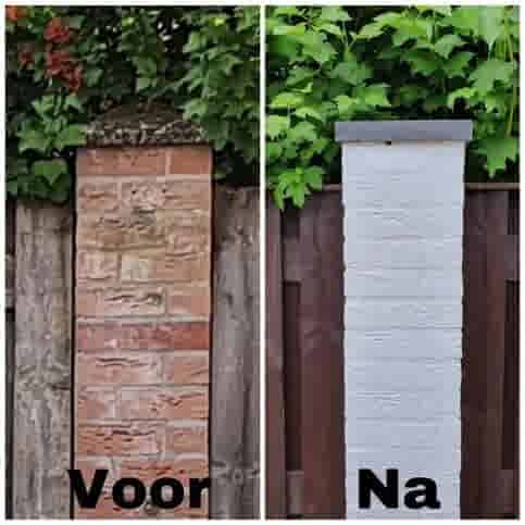 Paalmuts vlak 35x35x4 cm