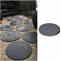 Ronde staptegels 44 cm antraciet Ronde staptegels 44 cm antraciet