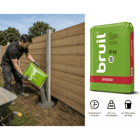 Snelbeton 25 kg plastic zak