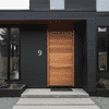 RVS huisnummer 9 (plak)