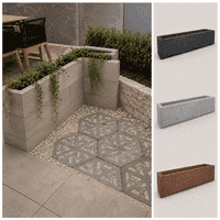 Fiora blok 50x20 cm en 20 cm hoog grijs