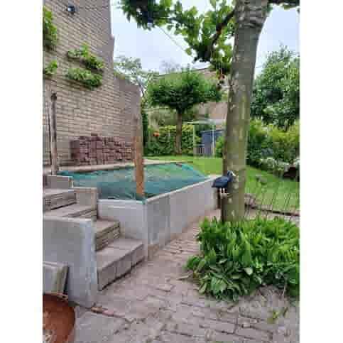 L element 120 cm hoog en 50 cm breed grijs