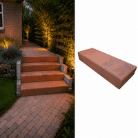 Betonnen traptreden 16x40x100 cm roestbruin