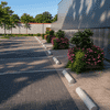 Varkensrug beton ROND grijs