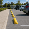 Stootbanden ROND geel