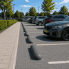 Stootbanden ROND antraciet