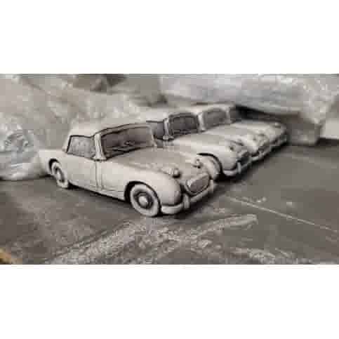 Auto van beton (merk) Austin Healy Bugeye