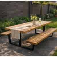 Picknicktafel Georgia 160x163x75 cm