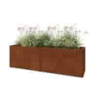 Cortenstaal plantenbak Texas XXL 200x60 cm