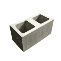 Betonblok 39x19,5x19,5 grijs