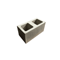 Betonblok 39x19,5x19,5 grijs