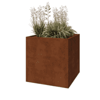 Cortenstaal plantenbak Miami 100x100 cm