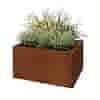 Cortenstaal plantenbak Texas 80x60 cm
