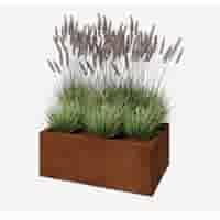 Cortenstaal plantenbak Texas 80x50 cm