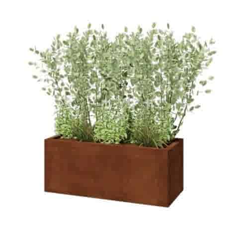 Cortenstaal plantenbak Texas 100x40 cm