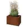 Cortenstaal plantenbak Texas 50x30 cm