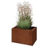 Cortenstaal plantenbak Texas 50x30 cm