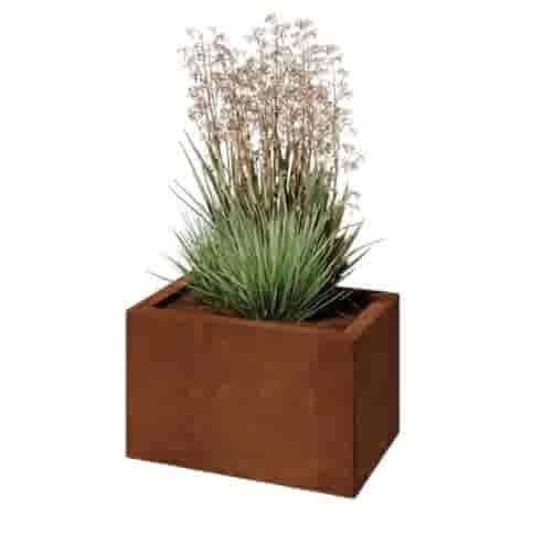 Cortenstaal plantenbak Texas 50x30 cm