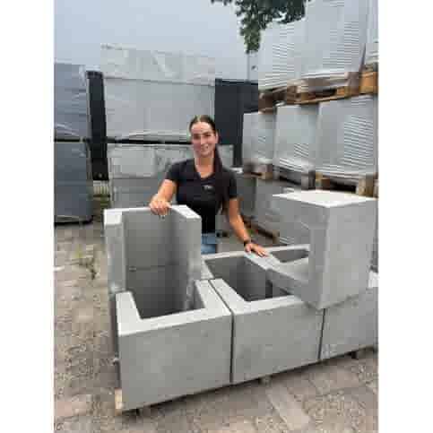 U element beton 30x30x40 grijs