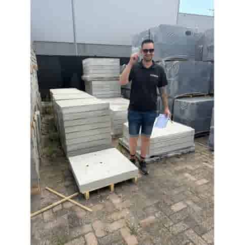 Ankerplaat beton 80x80 en 10 cm hoog