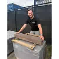 Betonbielzen 100x20x12 bruin