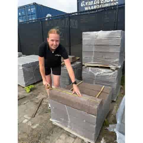 Betonbielzen 75x20x12 bruin