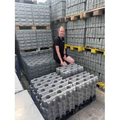 Grasbetontegels 40x60x10 cm – Golvend