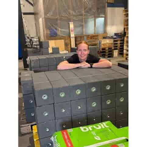 Betonpoer 15x15 en 60 cm hoog antraciet