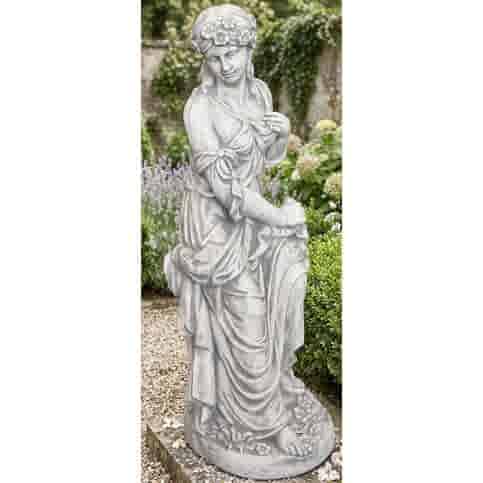 Klassieke vrouw elegant 95 cm - Betonnen tuinbeeld
