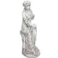 Klassieke vrouw elegant 95 cm - Betonnen tuinbeeld