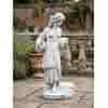 Vrouw met waterkruiken beeld wit beton 140 cm