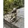 Pandabeer bamboe beeld H13 cm