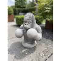 Betonnen KingKong beeld 20x30x35 cm - Decoratief tuinbeeld