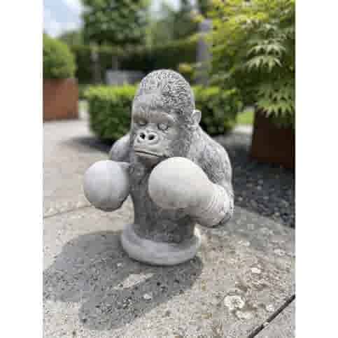 Betonnen KingKong beeld 20x30x35 cm - Decoratief tuinbeeld