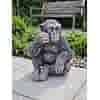 Betonnen tuinbeeld Chimpansee klein 36 cm