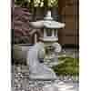 Japanse tuinlamp op gebogen paal 114 cm