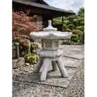 Authentieke Japanse tuinlamp van beton 75 cm
