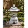 Japanse tuinlamp met tekens 45 cm
