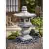 Japanse tuinlamp op sokkel 46 cm