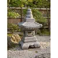 Traditionele Japanse Tuinornament van beton 45 cm