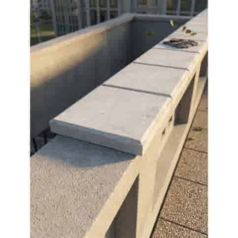Betonnen afdekplaat voor reling – diameter 29 cm