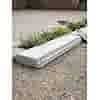 Grijs betonnen blok met decoratieve rand 96 cm