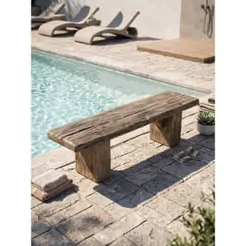 Stonewood tuinbank 150 cm met houtlook