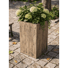 Bloembak Stonewood 45x45 cm - 80 cm hoog