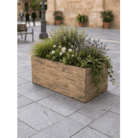 Bloembak Stonewood 90x45 cm en 40 cm hoog